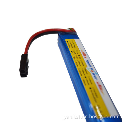 Airsoft Gun Battery Pack for M4 11.1V 1500mAh 15C